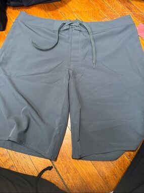 Mossimo Supply Co. Athletic Shorts with White Logo
